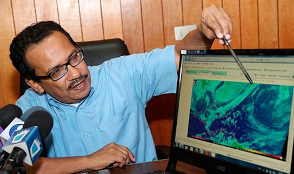 Marcio Baca, Director Meteorología del INETER