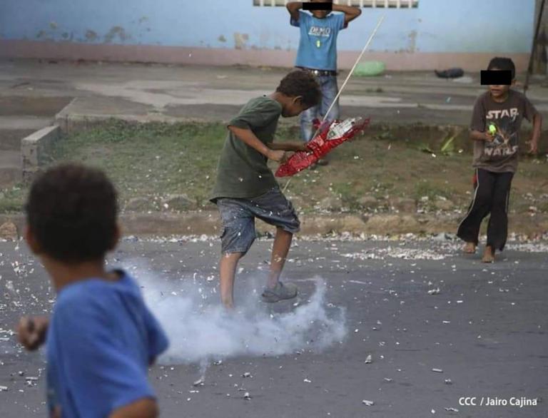 23 lesionados por pólvora del 1 al 10 de diciembre en Nicaragua