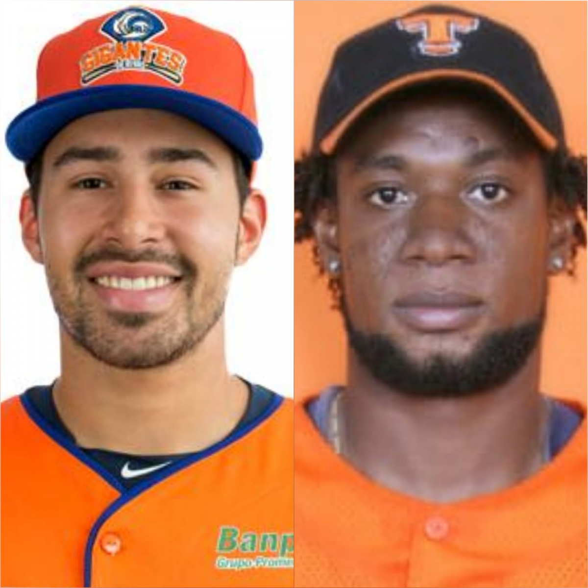 Isaac Benard y Yohan Flande, de los Gigantes de Rivas