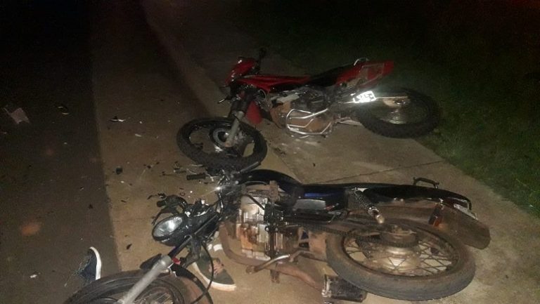 Colisión entre motos deja tres lesionados en la ciudad de Estelí