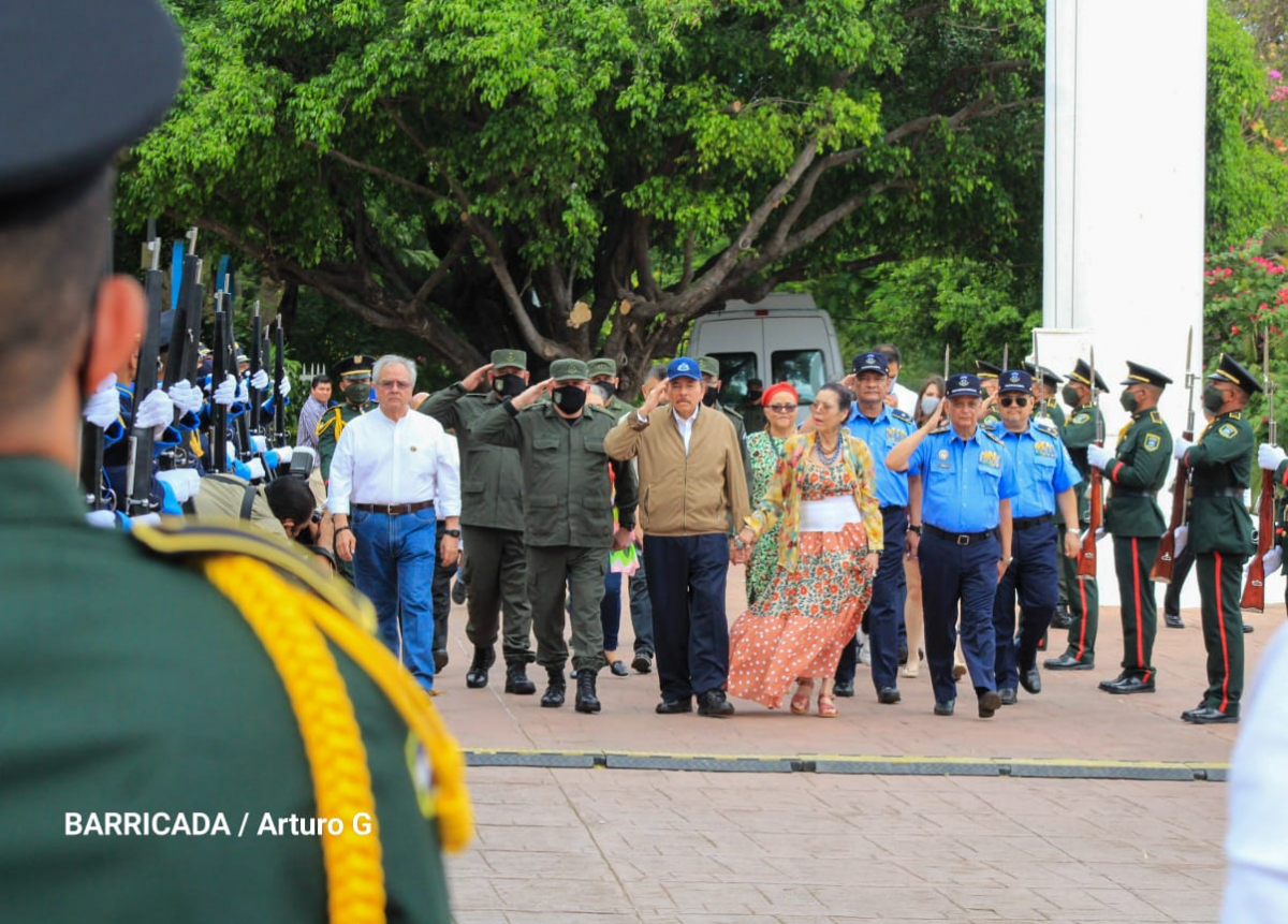 En el acto participaron varias autoridades del Gobierno de Nicaragua