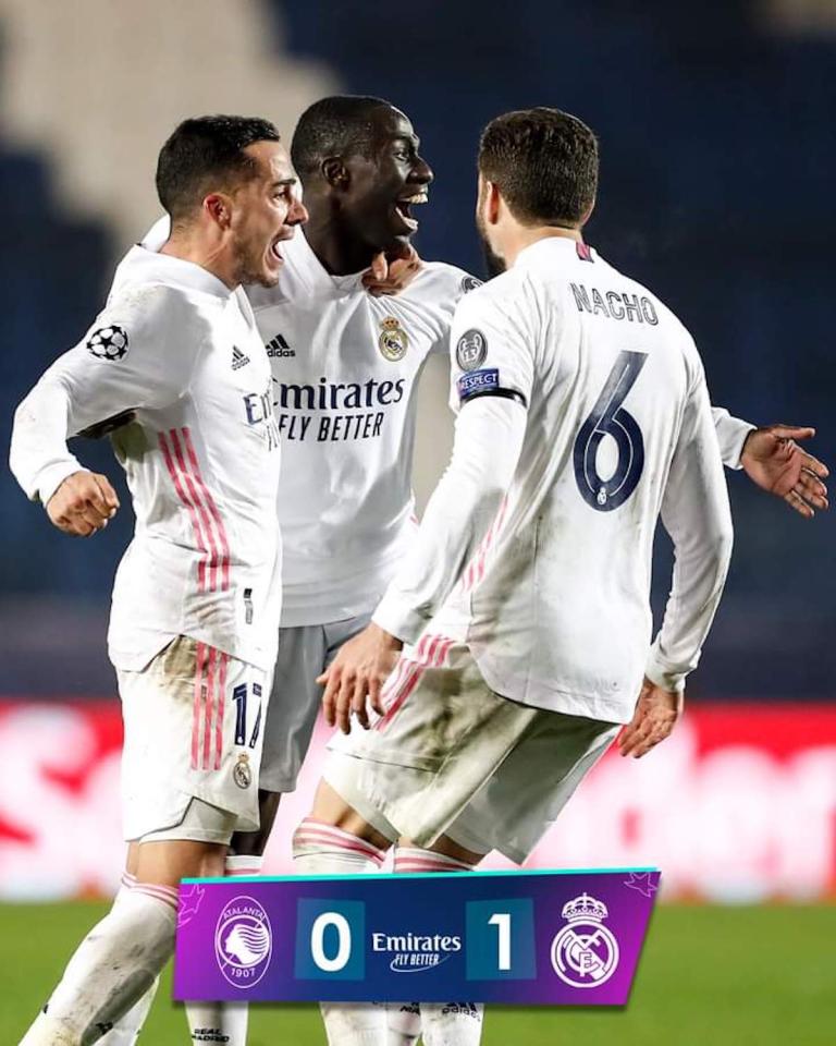 Real Madrid consigue una victoria agónica ante el Atalanta