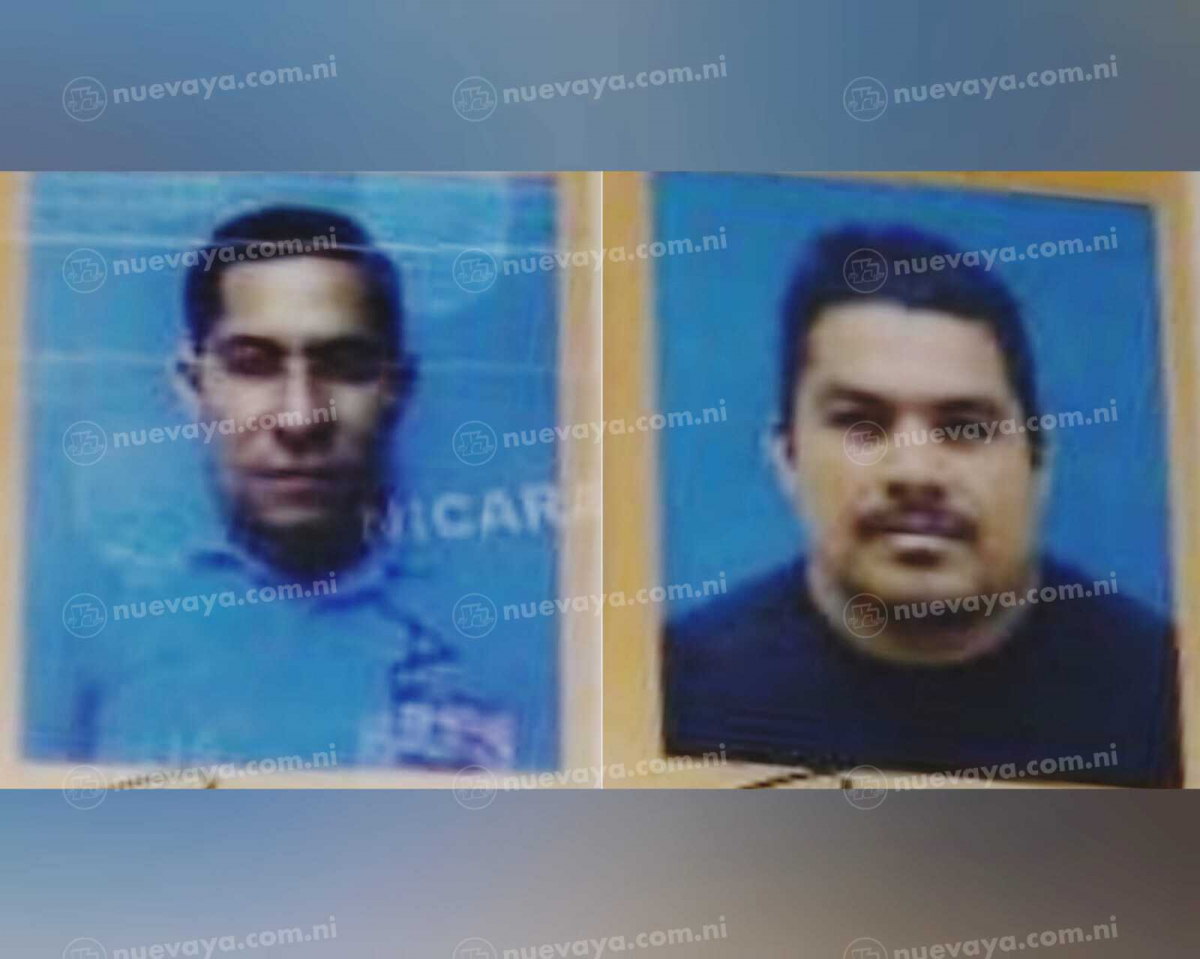 La víctima Cristian Allen Mena Gaitán (Izquierda) y el taxista Daniel Pérez Fuentes (Derecha)