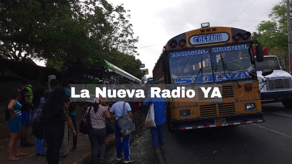 Conductores de buses ponen en peligro a 120 pasajeros en managua gente