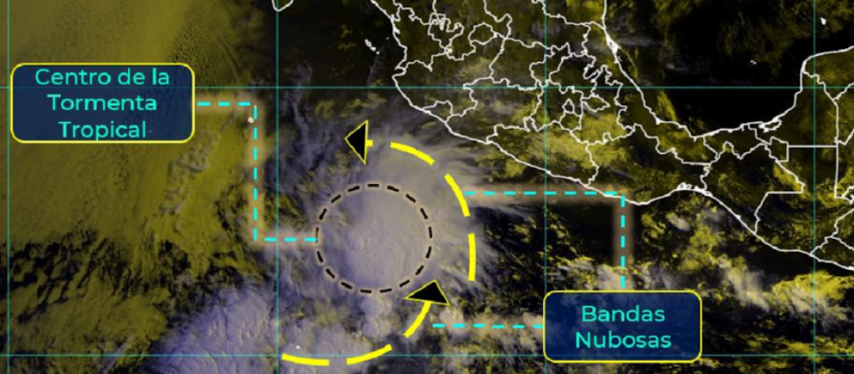 Se formó la Tormenta Tropical Andrés, antes de la temporada oficial de Huracanes 2021