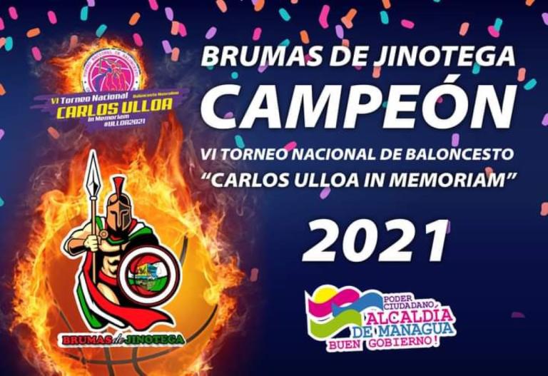 Jinotega campeón del torneo Carlos Ulloa In Memoriam
