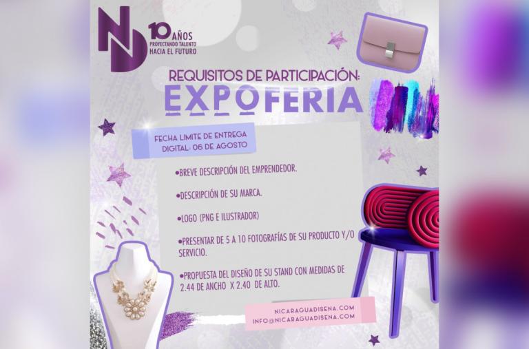 Nicaragua Diseña convoca a Expo Feria