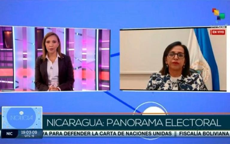 Telesur: Entrevista a la Magistrada del CSE Mayra Salinas