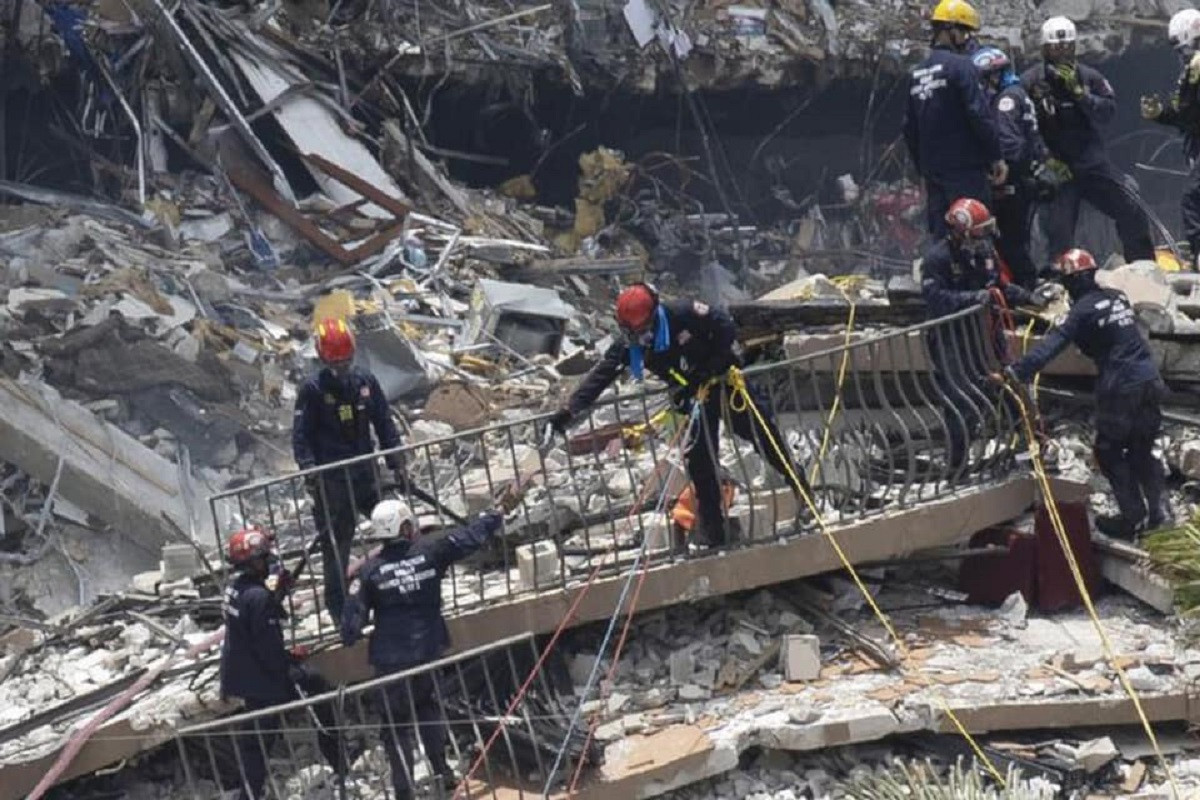 Hallan 10 restos mas en el edificio colapsado de miami ya son 46 muertos