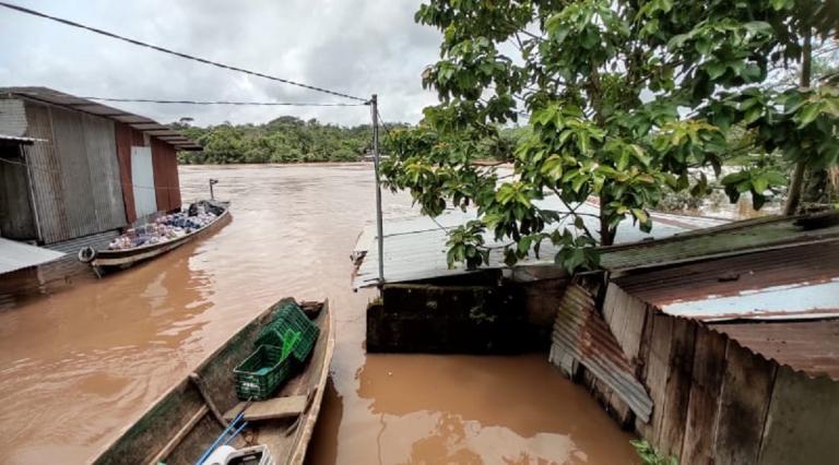 Lluvias dejaron 235 casas anegadas en el Caribe Sur, informa el SINAPRED