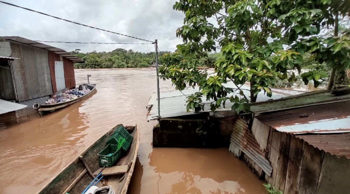 Lluvias dejaron 235 casas anegadas en el caribe sur