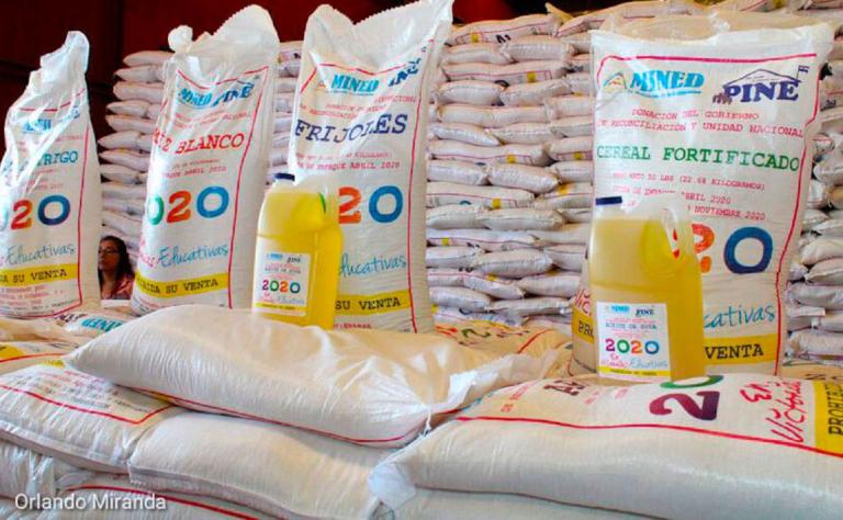Esta semana inicia la tercera distribución de Merienda Escolar, en Nicaragua