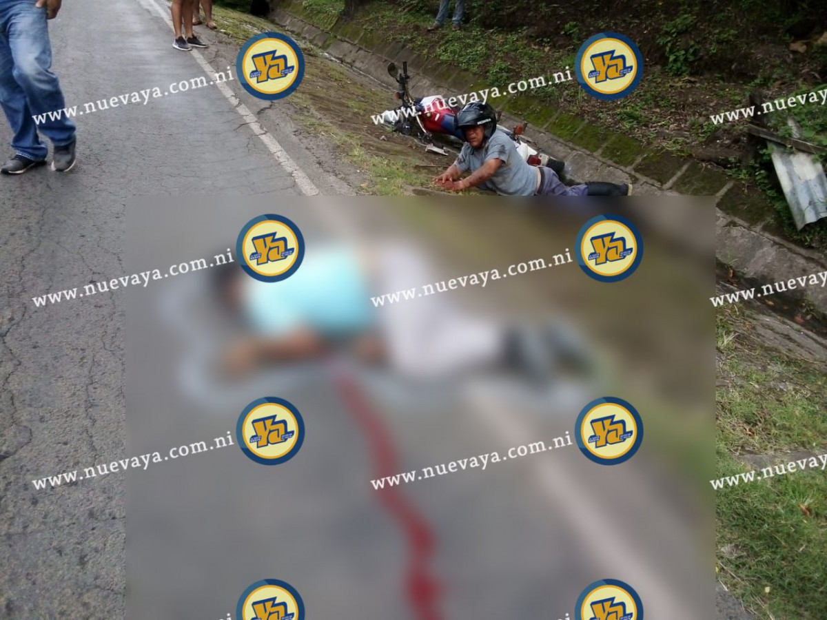 Motociclista arrolla mortalmente a un anciano en carretera masaya catarina censored 1 1