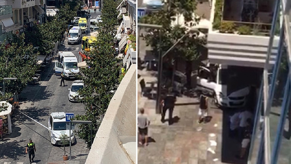 Vehiculo se estrella contra terraza de restaurante en espana