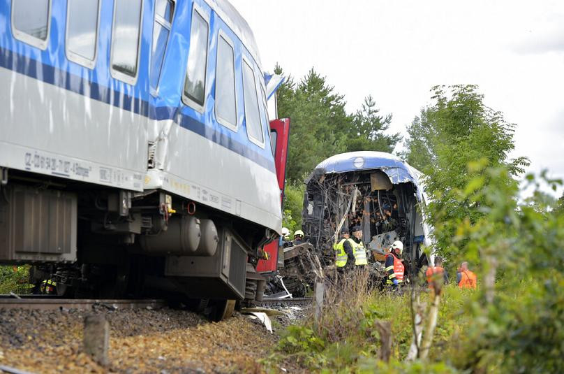 Choque de trenes en republica checa