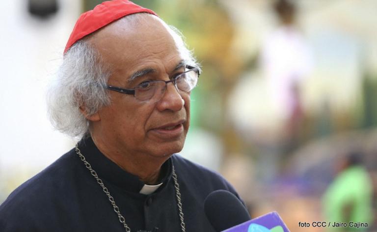 Cardenal Leopoldo Brenes internado en el Hospital Militar por Covid-19