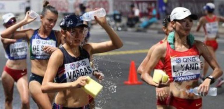 Se utilizará hielo en lugar de esponjas para los Maratones en Tokio