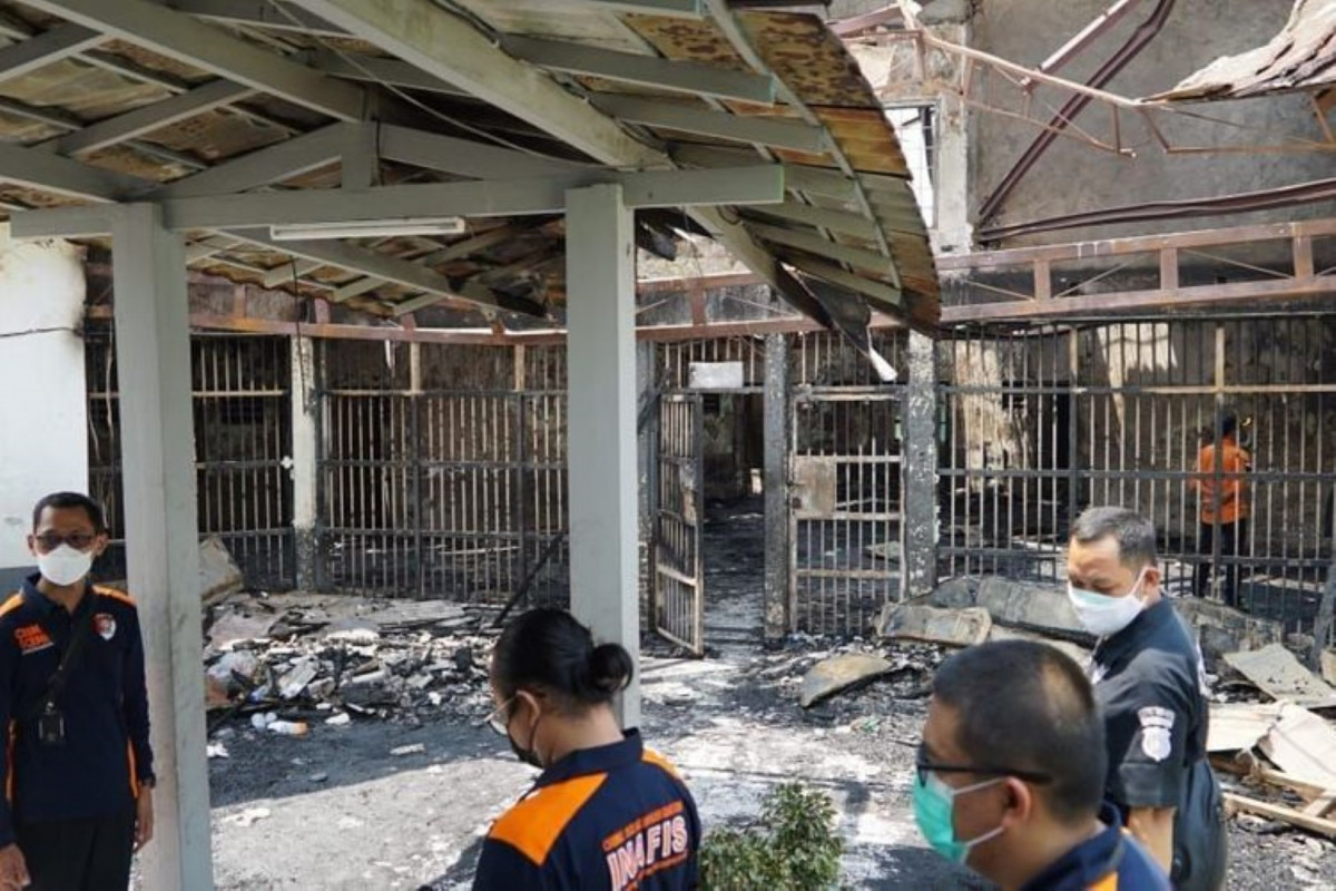 41 personas mueren en un incendio en una carcel de indonesia