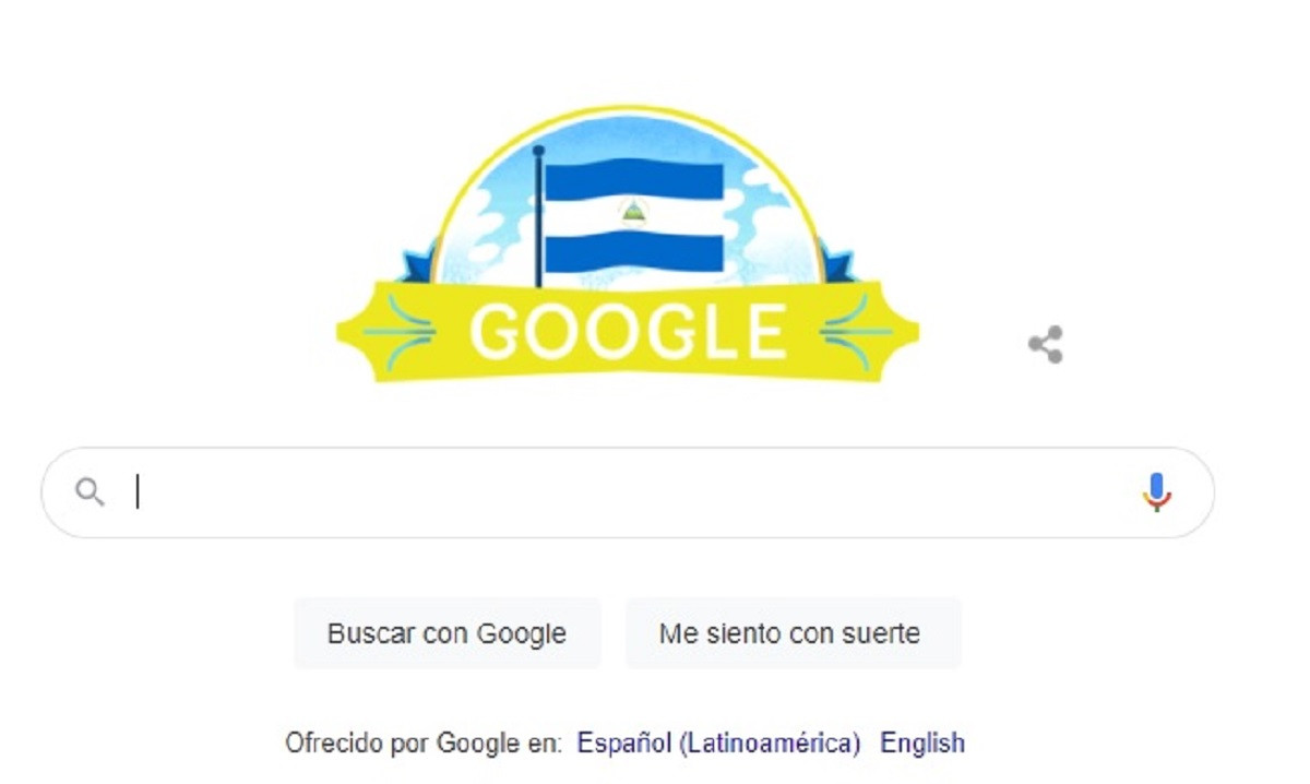 Google dedica la portada de su buscador a los 200 anos de la independencia de nicaragua