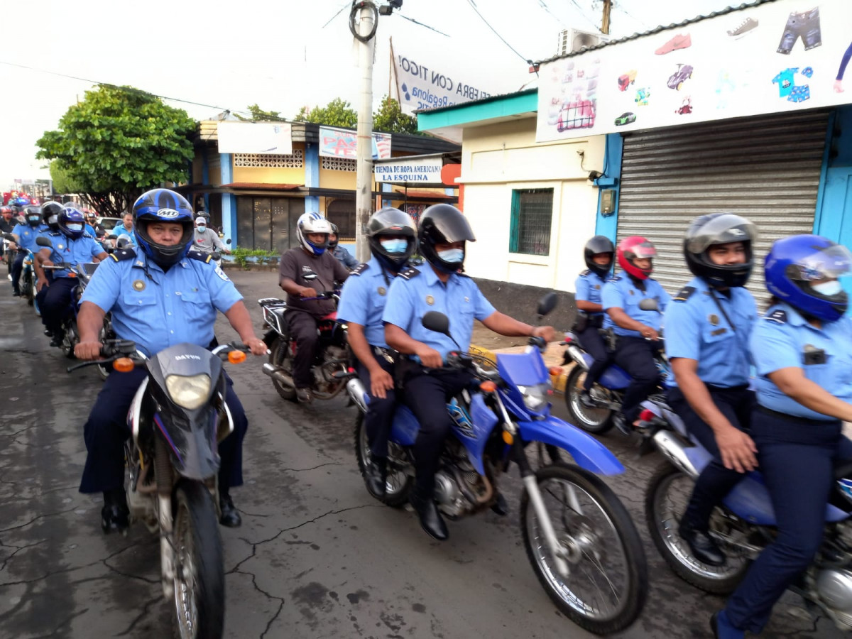 Policia nacional de nicaragua conmemora el 42 aniversario de su fundacion