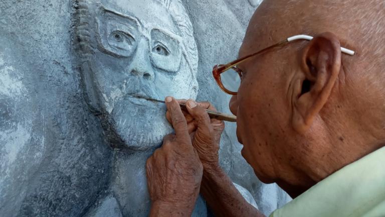 Falleció Arnoldo Guillén, maestro nicaragüense de la escultura