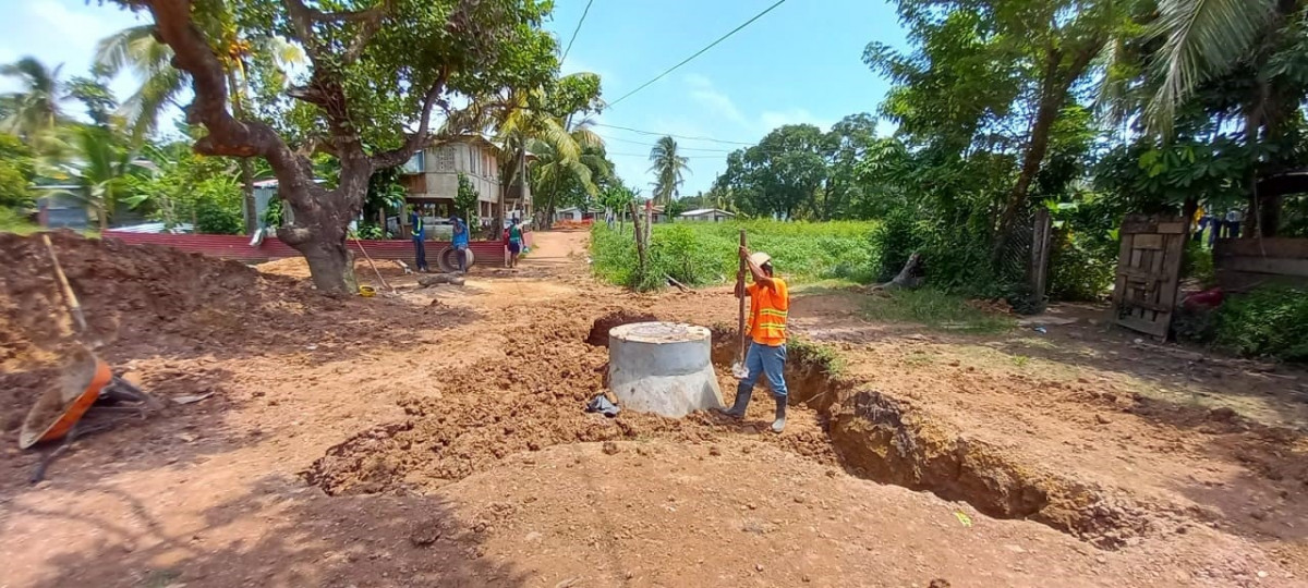 Avanza un 70 las obras de saneamiento en bilwi