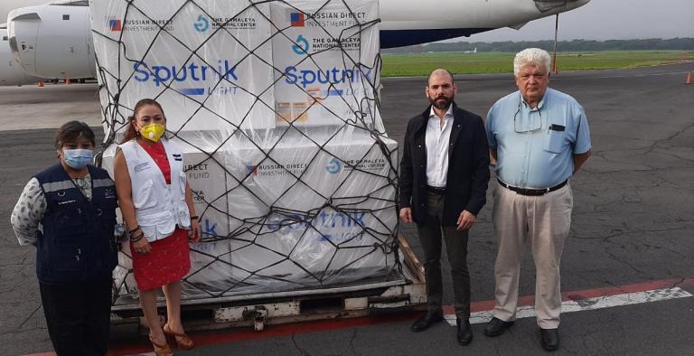 Nicaragua recibe 92 mil vacunas de Sputnik Light de una sola dosis