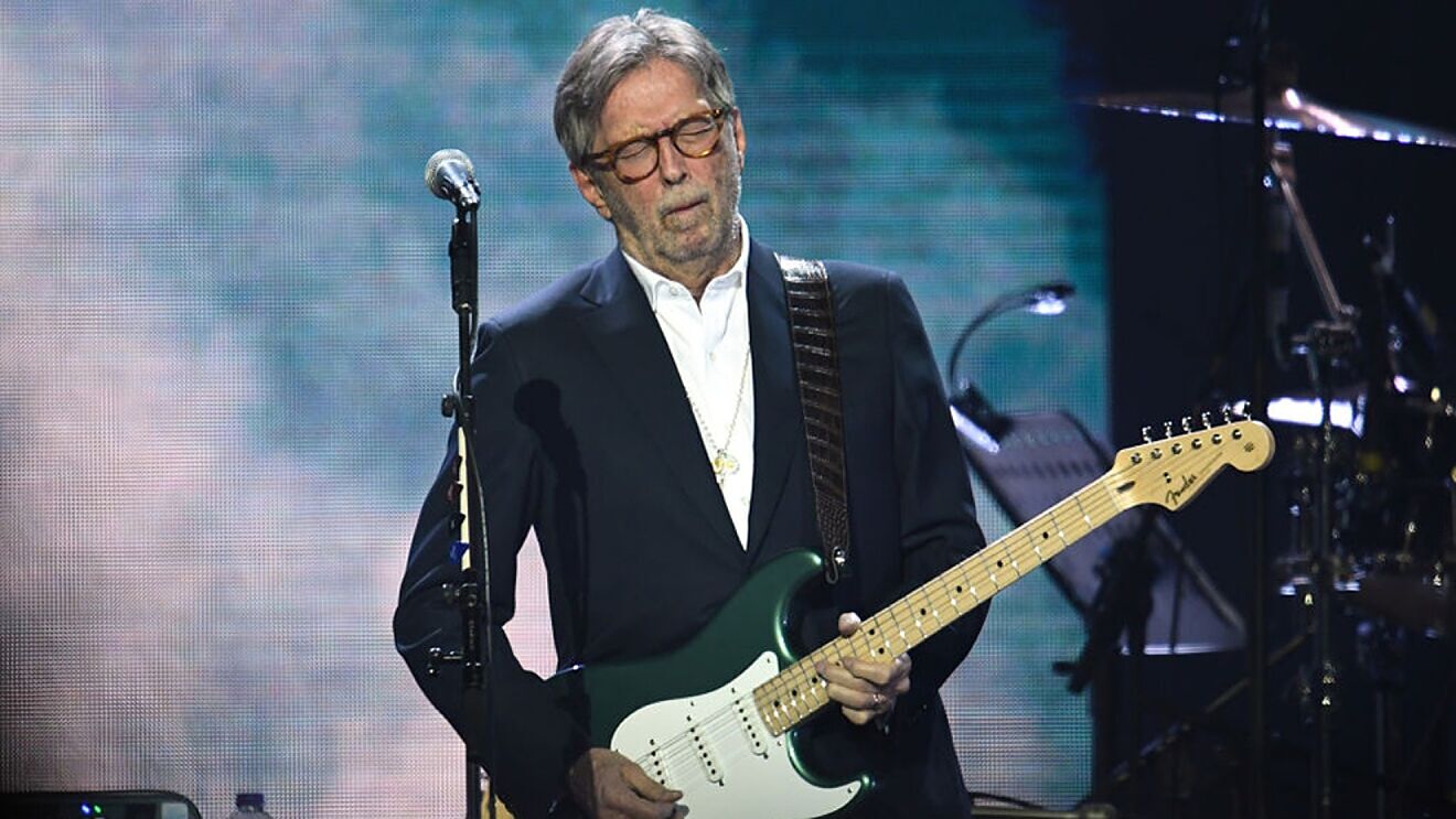 El legendario guitarrista Eric Clapton