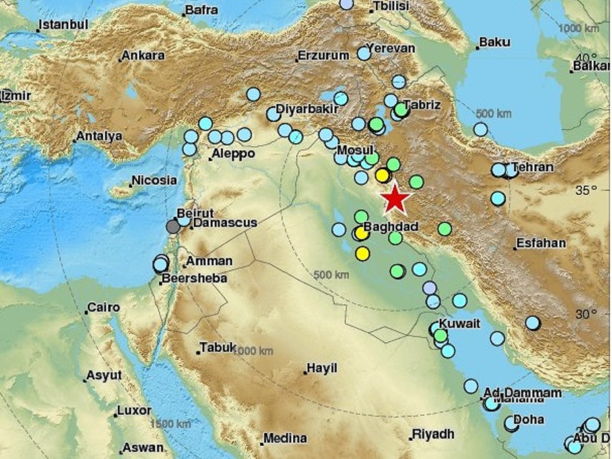 Terremoto en iran deja un muerto y 8 heridos 1