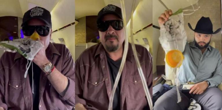 ¡Tremendo susto! Avión de Pepe Aguilar sufre falla en el aire