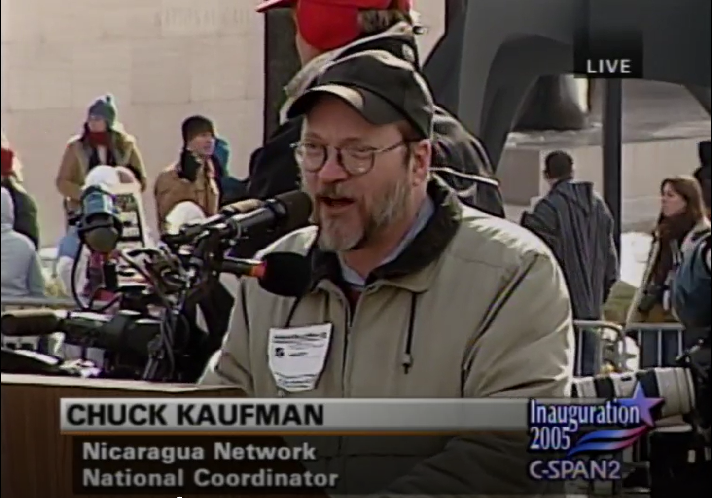 Chuck kaufman dirigente estadounidense solidario con nicaragua