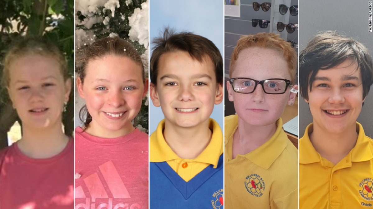 Los 5 niños que murieron en la tragedia de un castillo inflable en Tasmania, Australia