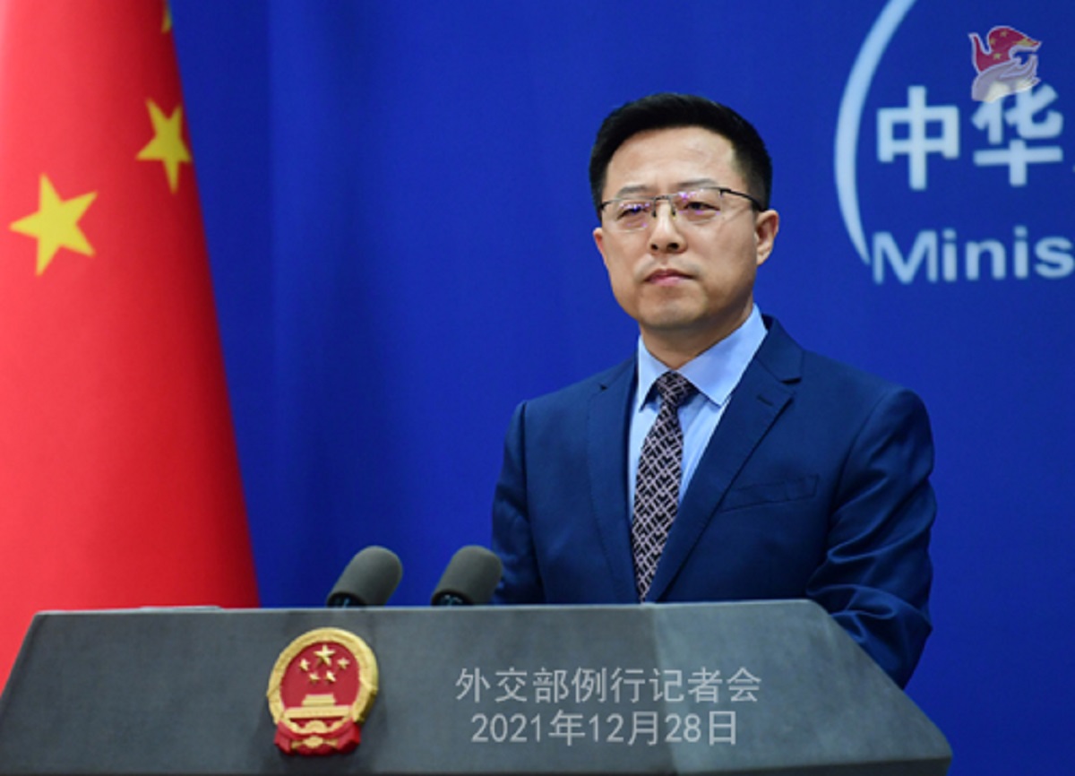 Zhao lijian ministerio de relaciones exteriores de la republica popular china 2021