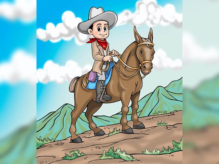 El Artista venezolano Omar Cruz crea dibujos infantiles del General Sandino