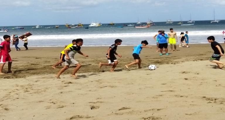 San Juan del Sur: Torneo relámpago de fútbol playa