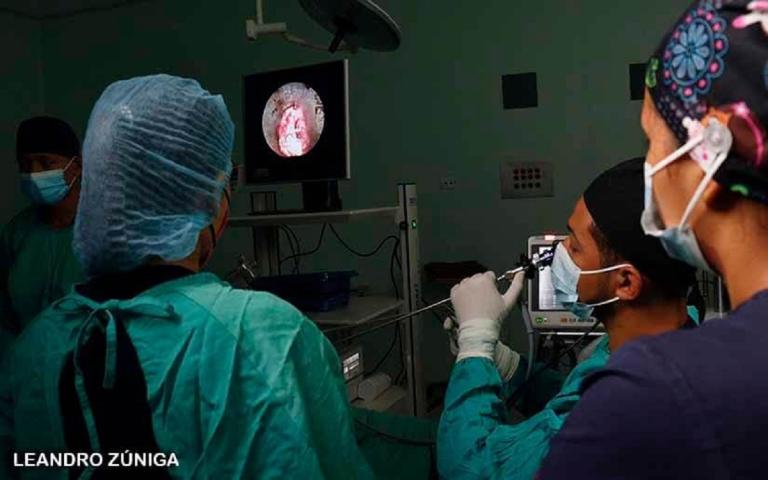 Realizan Jornada Quirúrgica de otorrinolaringología en el hospital Lenín Fonseca