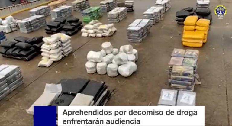 Un nicaragüense y dos costarricenses son detenidos con millonario cargamento de cocaína en Panamá