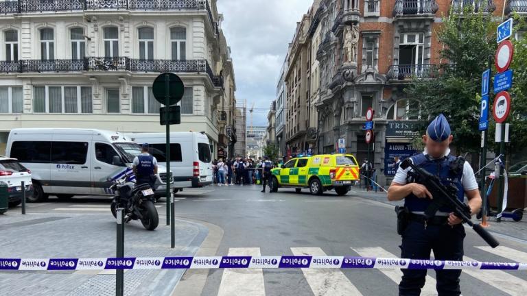 6 personas son atropelladas en el centro de la ciudad de Bruselas, Bélgica