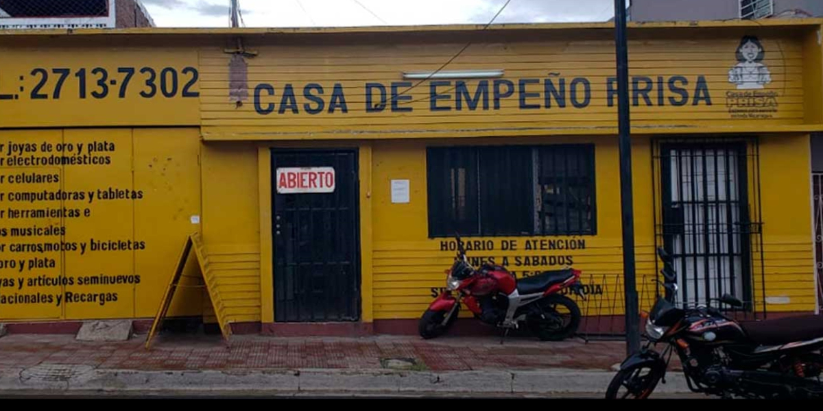 Casa de Empeño PRISA en Nicaragua