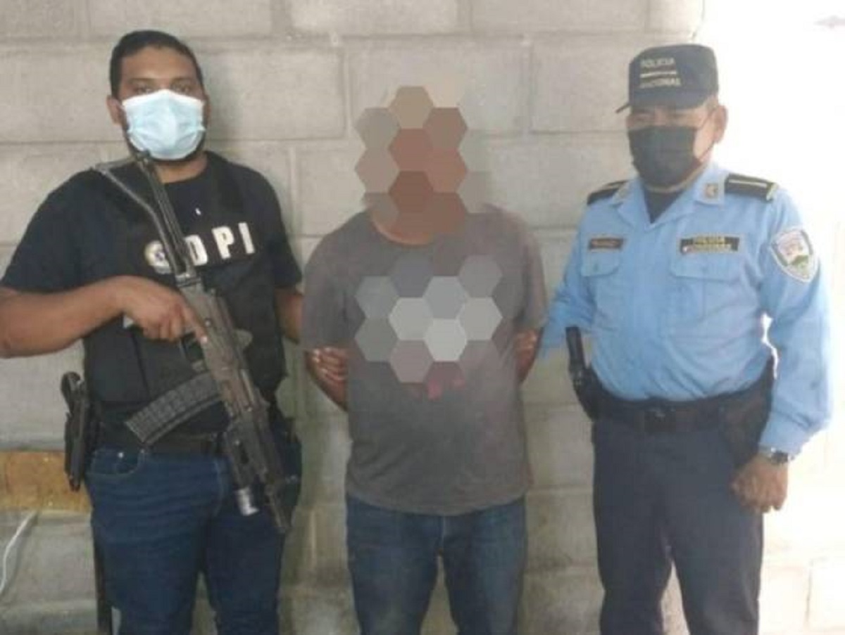 Un nicaragüense fue detenido en Honduras por violar a su hija. Foto Cortesía