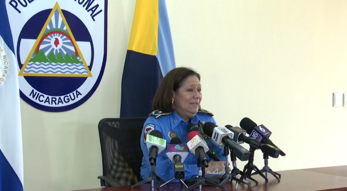 La comisionada general Vilma Auxiliadora Reyes Sandoval