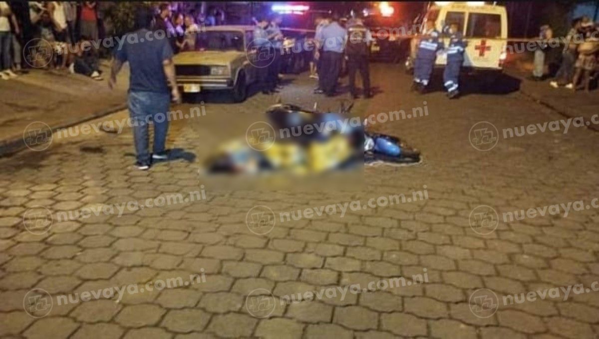 Motociclista ebrio atropella mortalmente a una senora en san judas managua censored 1