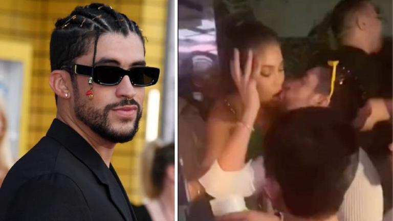 Bad Bunny es captado besando a una fans