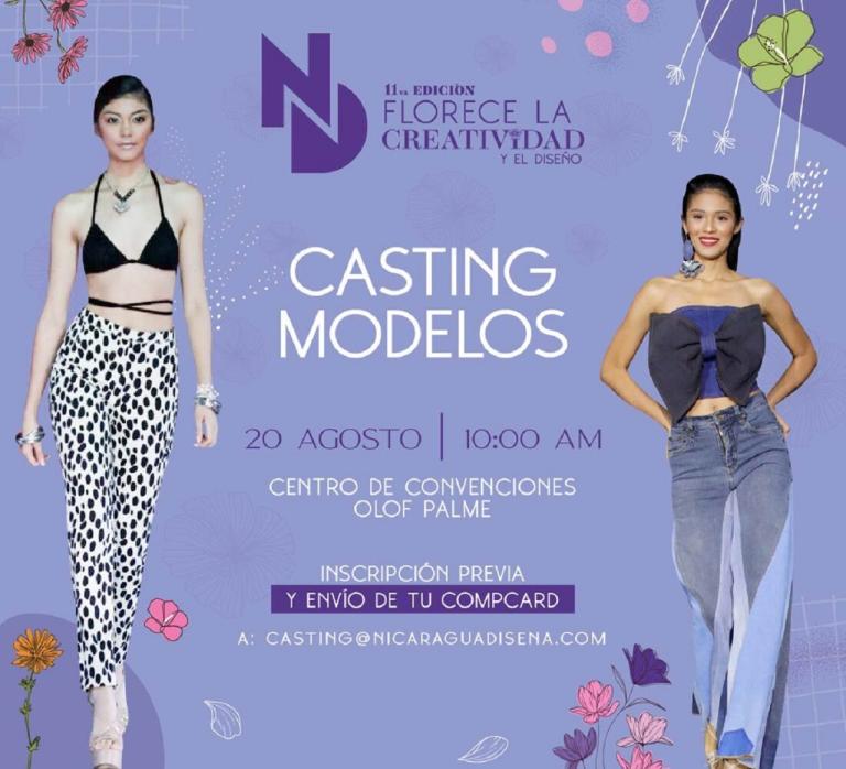 Todo listo para el casting de modelos de Nicaragua Diseña