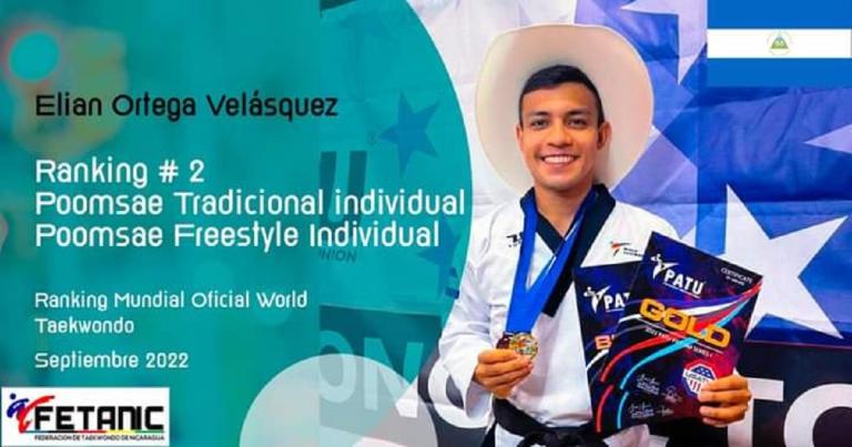 Elián Ortega y David Robleto amanecieron en el ranking mundial del Taekwondo