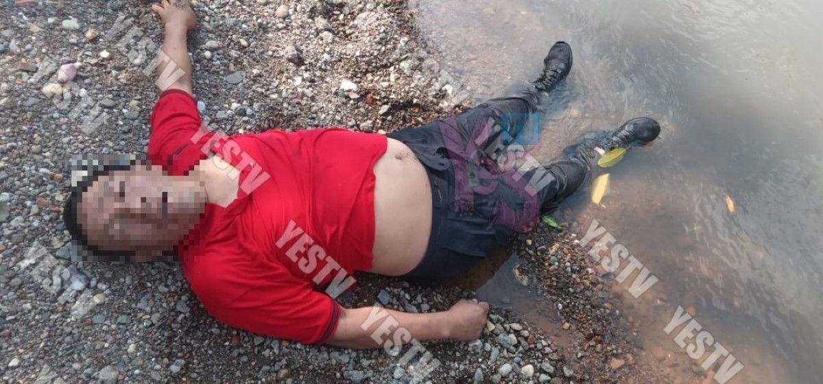 Desconocido es hallado muerto a las orillas del rio grande de matagalpa censored