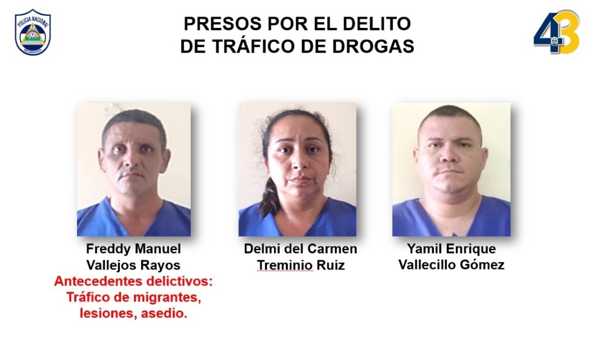 Freddy Manuel Vallejos Rayo, Delmis del Carmen Treminio Ruiz y Yamil Enrique Vallecillo Gómez