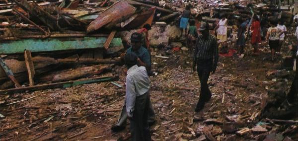 Se cumplen 34 años del potente tsunami que causó 170 muertos en el Pacífico de Nicaragua
