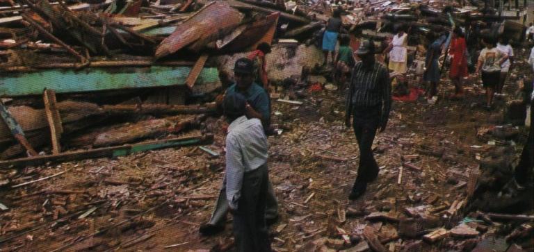 Se cumplen 34 años del potente tsunami que causó 170 muertos en el Pacífico de Nicaragua