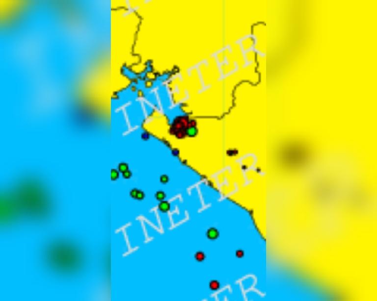 INETER reporta 8 sismos en las costas del Estero Real, Chinandega